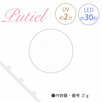 乐天商城 - Putiel プティール カラージェル 201 ホワイト 2g 【ネイル パーツ ジェルネイル】