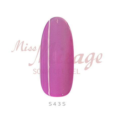 Rakuten - Mirage ミス ミラージュ ソークオフジェル S43S ミルフィーユチェリーピンク 2.5g 【ネイル パーツ ジェルネイル】