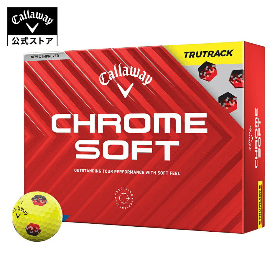 【10/31PRICE DOWN】【公式】キャロウェイ ゴルフ CHROME SOFT TRUTRACKイエロー ボール 1031co
