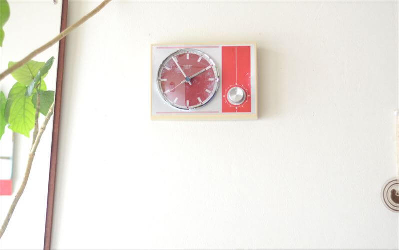 【送料無料】訳あり 1970-80年代 ドイツ製 Peter キッチンクロック 壁時計 壁掛け時計 ミッドセンチュリー ヴィンテージ アンティーク_250709