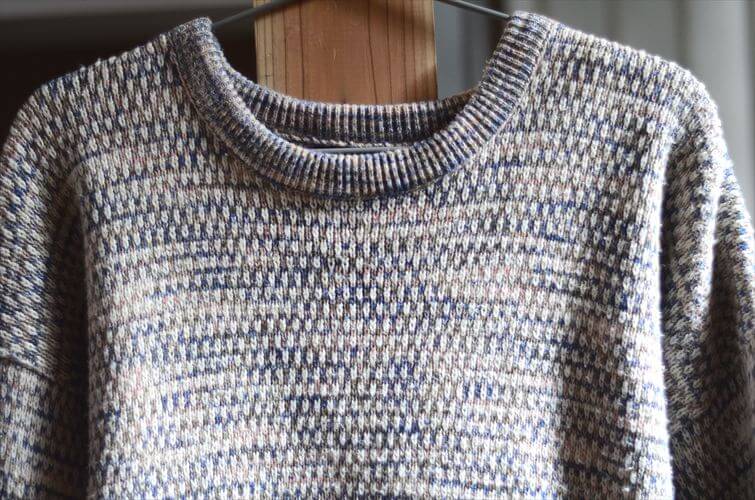 【送料無料】USA古着 90年代 Jantzen 好配色なコットンニット セーター サイズM ジャンセン アメリカ古着 ヴィンテージ_260130