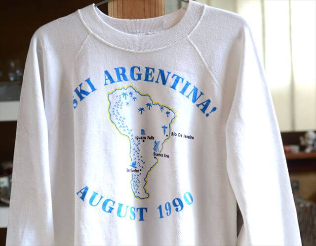 【送料無料】USA古着 90年代 南米大陸とかわいいアイコン スウェットシャツ L HANESボディ レディース古着としても ヴィンテージ_260205