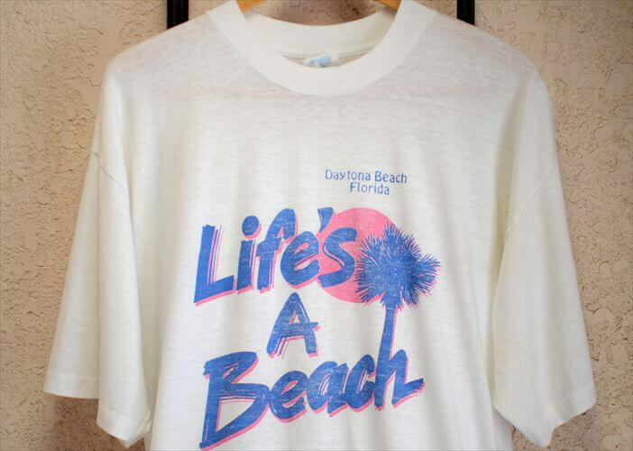 【送料無料】80-90 039 s ヴィンテージ Life 039 s a Beach Tシャツ sizeXXL USA製 サーフ ビーチ メンズ レディース 古着_260518