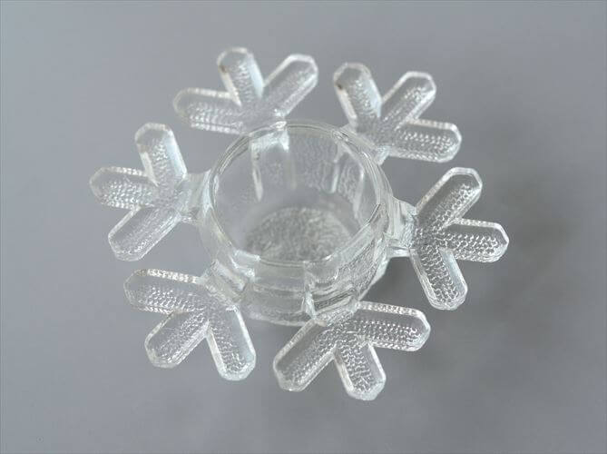 【送料無料】フィンランド製 iittala Snow Clystal ガラスのキャンドルホルダー イッタラ 北欧 Valto Kokko ヴィンテージ アンティーク_240913
