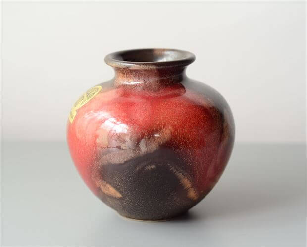 【送料無料】ドイツ製 ヴィンテージ Ruscha Fat Lava Vase 花瓶 花器 ファットラバー ミッドセンチュリー期 フラワーベース アンティーク_250424 [2]