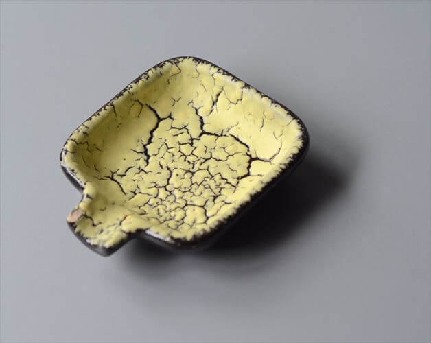 【送料無料】ドイツ製 Jasba Keramik 陶器 スモールアシュトレー 小皿 ミニトレイ 灰皿 ミッドセンチュ..