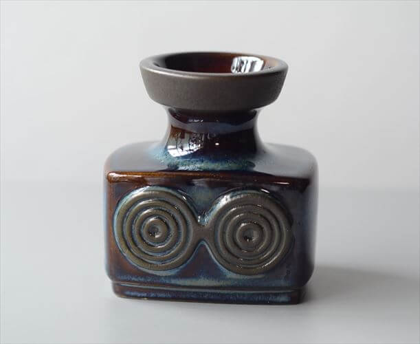 【送料無料】デンマーク製 SOHOLM 花瓶 Einar Johansen ネイビー 北欧雑貨 花器 スーホルム 一輪挿し フラワーベース アンティーク_250610 [2]
