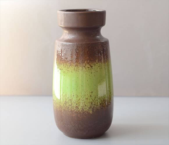 Rakuten - 【送料無料】ドイツ製 ヴィンテージ Scheurich Fat Lava Vase 花瓶 花器 ファットラバー ミッドセンチュリー期 フラワーベース アンティーク_260529