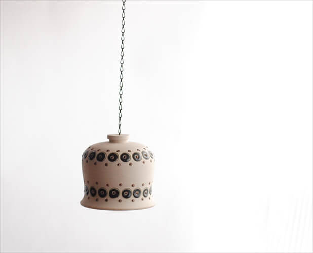 【送料無料】デンマーク製 Stiil Keramik 陶器のベル エントランスベル 鐘 北欧 ミッドセンチュリー期 インテリア アンティーク_230308