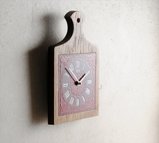 【送料無料】デッドストック ドイツ製 EMES 陶器盤面の壁時計 電池式 クロック 壁掛け時計 ヴィンテージ アンティーク_231206 3