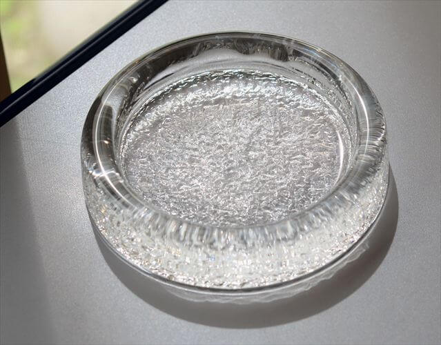 フィンランド製 Iittala Visa アッシュトレー 14cm イッタラ ヴィサ Timo Sarpaneva ガラス皿 トレイ 北欧 ヴィンテージ_260619