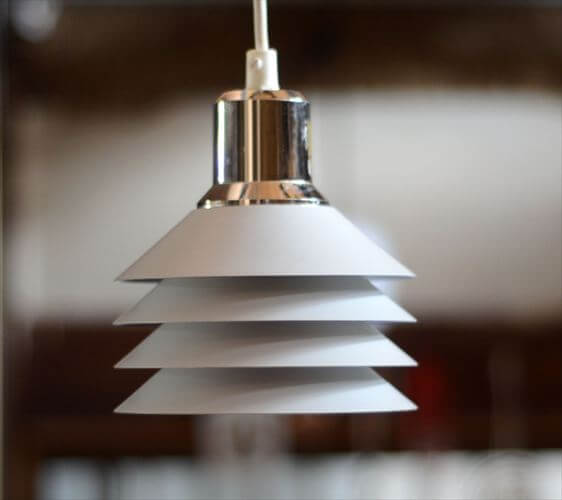 乐天商城 - 【送料無料】デンマーク製 Design Light SIAM 4レイヤー ホワイト パープルピンク 北欧 ヴィンテージ 天井照明 ランプ_260609