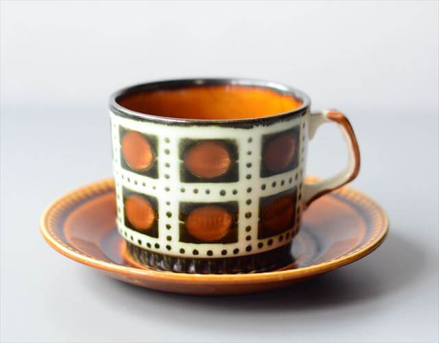 【送料無料】1960年代頃 ベルギー製 BOCH ボッホ Bernadette カップ&ソーサー ベルナデッタ 磁器 陶器 アンティーク 食器 ヨーロッパ ヴィンテージ_250527