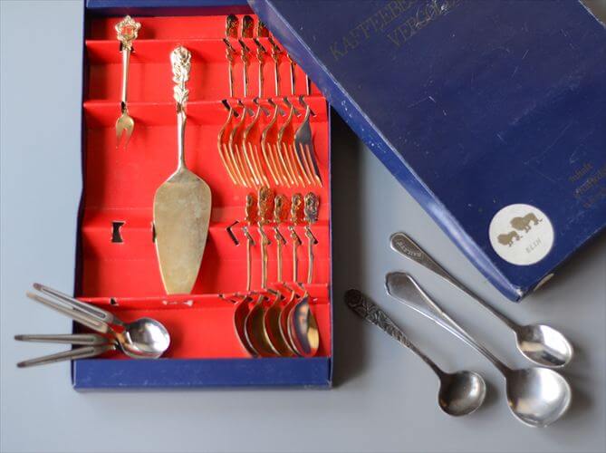 【送料無料】訳あり ドイツ製 カトラリーセット スプーン フォーク ケーキサーバーなど 計20本セット ..