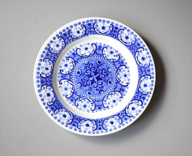 【送料無料】ARABIA アラビア ALI 17.5cm プレート アリ ブルー お皿 北欧食器 フィンランド 陶器 ヴィンテージ アンティーク_250522