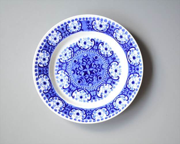 【送料無料】ARABIA アラビア ALI 17.5cm プレート アリ ブルー お皿 北欧食器 フィンランド 陶器 ヴィンテージ アンティーク_250522