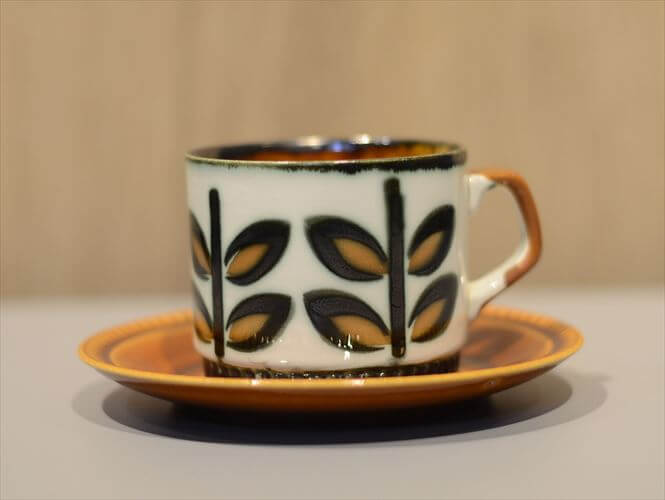 【送料無料】1960年～70代頃 ベルギー製 BOCH ボッホ Rambouilllet カップ&ソーサー ランブイエ 磁器 陶器 アンティーク 食器 ヨーロッパ ヴィンテージ_2512226