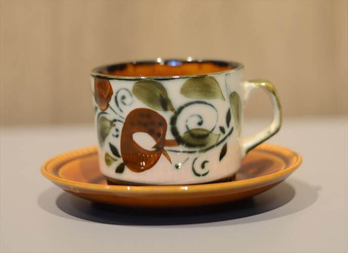 【送料無料】1960～70年代 ベルギー製 BOCH ボッホ Argenteuil カップ&ソーサー アルジャントゥイユ 磁器 陶器 アンティーク ヴィンテージ_251226