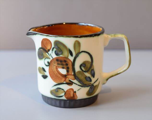 【送料無料】ベルギー製 BOCH ボッホ Argenteuil クリーマー ミルクポット アルジャントゥイユ 磁器 陶器 アンティーク ヴィンテージ_260128