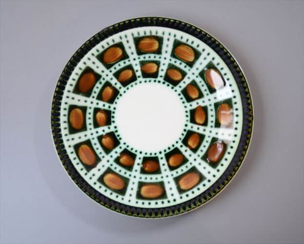 【送料無料】1960～70年代 ベルギー製 ヴィンテージ BOCH Bernadette 19cm プレート ボッホ ベルナデッタ お皿 磁器 陶器 アンティーク 食器 ヨーロッパ_260130