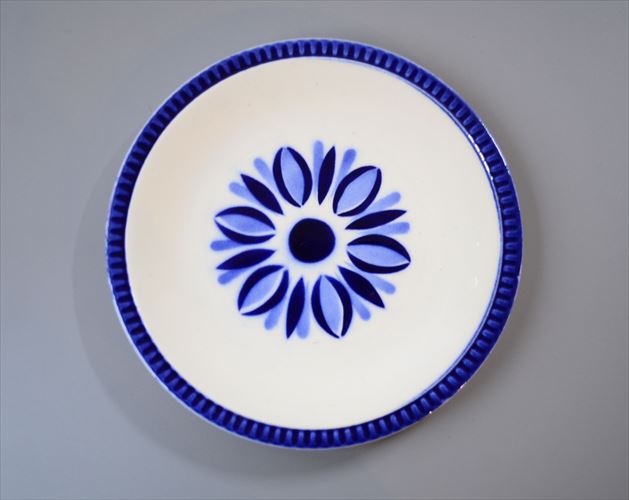 【送料無料】1960～70年代 ベルギー製 ヴィンテージ BOCH DELTA CAPRICCIO 19cm プレート ボッホ カプリシオ お皿 磁器 陶器 アンティーク 食器 ヨーロッパ_260130