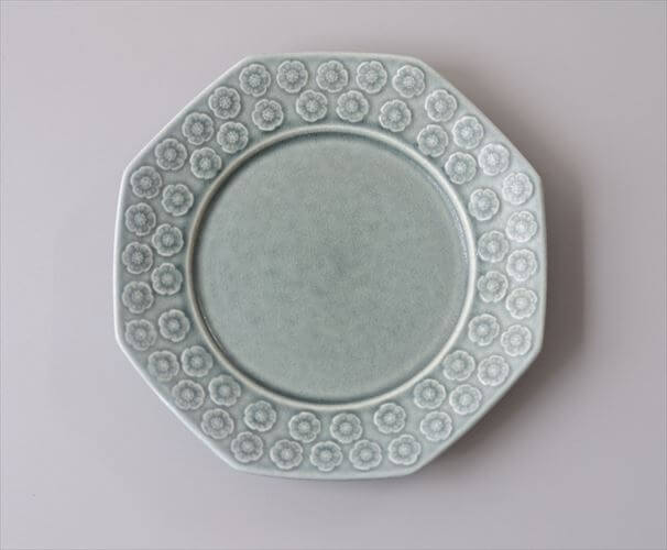 China - 【送料無料】デンマーク製 クイストゴー アズール 17cm 八角プレート Azur クロニーデン KRONJDEN J.H.Quistgaard 北欧 ヴィンテージ アンティーク_260513