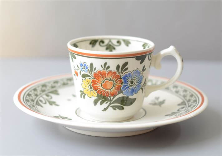 乐天商城 - 【送料無料】ドイツ製 VILLEROY&BOCH Alt Amsterdam カップ&ソーサー ビレロイ＆ボッホ 陶器 アンティーク ヴィンテージ_260610