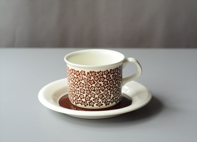 【送料無料】ARABIA アラビア faenza ファエンツァ カップ&ソーサー 北欧 食器 フィンランド 陶器 ヴィンテージ アンティーク_240528のサムネイル