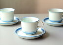 【送料無料】デンマーク製 Desiree Mistelten コーヒーカップ&ソーサー デシレ やどり木 北欧食器 ヴィンテージ アンティーク_240315