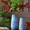 陶器の花瓶花器フラワーペース地中海花入れアンティークインテリア雑貨贈り物新築祝いプレゼン