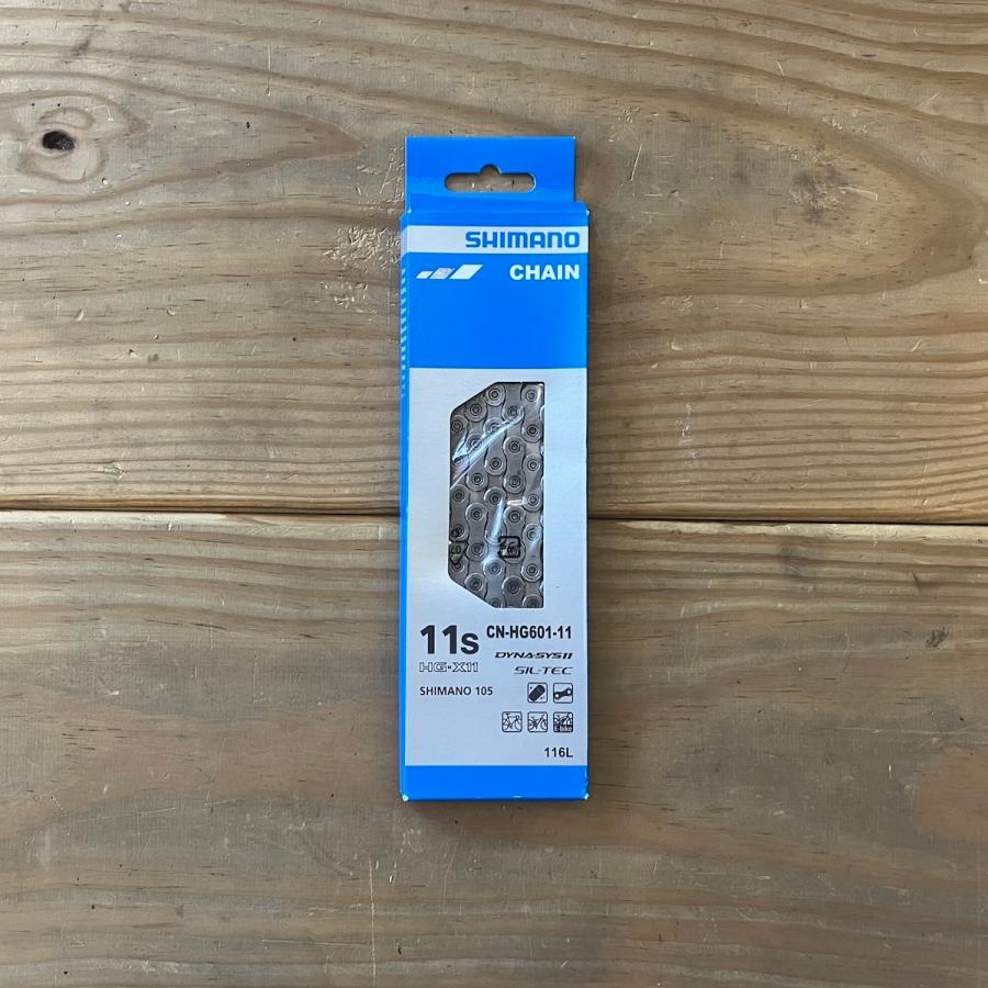 Shimano CN-HG601 chain 11S 116L シマノ チェーン 105 スーパーナロー ハイパーグライド シルテック ロード/MTB チェーンピン