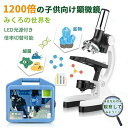 学習用 300x 600x 1200x 顕微鏡 実験 知育 理科 生物顕微鏡と反射顕微鏡 子供の頃から科学への興味を育てる マイクロスコープ 子供用 小学生 中...