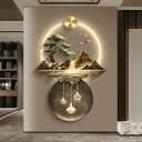 LEDの壁の燭台 輝く3Dウォールアート 装飾 壁の彫刻の壁掛けアート 装飾ランプ 禅風景画ウォールランプ リビングルーム 入り口 廊下 モダン 風水画 装飾絵...
