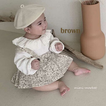 ベビー服 女の子 子供服 ベビー服 baby ベビー baby服 サロペット サスペンダー スカート ブルマ 可愛い かわいい おしゃれ 双子 70 80 6か月 8か月 9か月 1才 お揃い 出産祝い 誕生日 プレゼント mimi market calmblossom