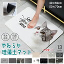 【マラソンポイント最大7倍】ソフトバスマット 玄関マット ノンアスベスト 割れない珪藻土 無石綿 超吸収 珪藻土 バスマット やわらか 速乾 洗える 足拭きマッ...
