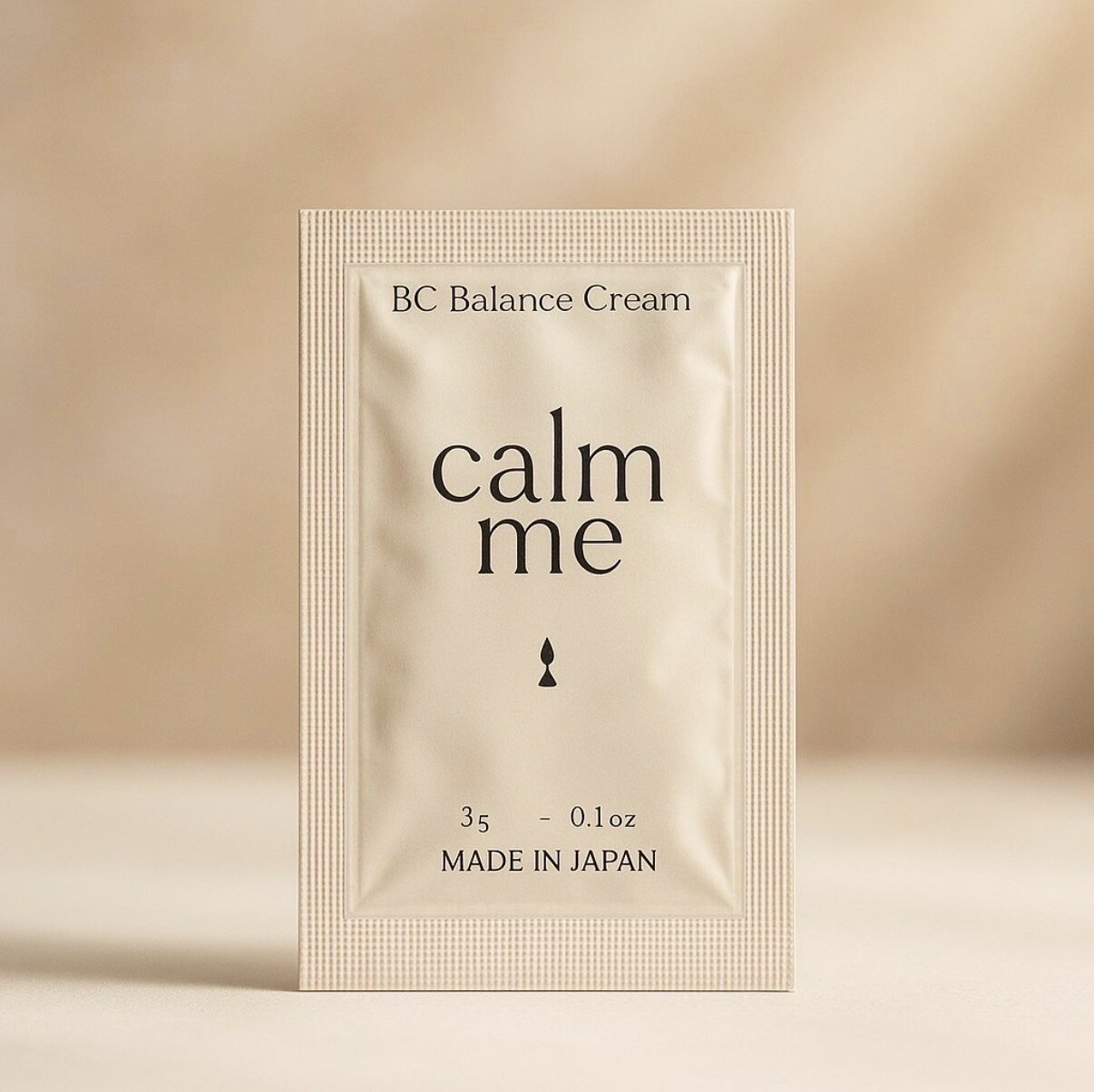 【calm me（カームミー）】BCバランスクリーム サンプルパウチ 3g【日本製】