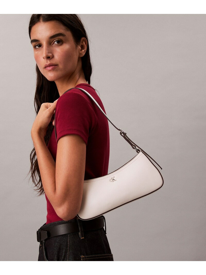 Rakuten - 【SALE／50%OFF】(W)【公式ショップ】 カルバンクライン CKモノグラム スモールショルダーバッグ Calvin Klein カルバン・クライン バッグ ショルダーバッグ ホワイト【RBA_E】【送料無料】[Rakuten Fashion]