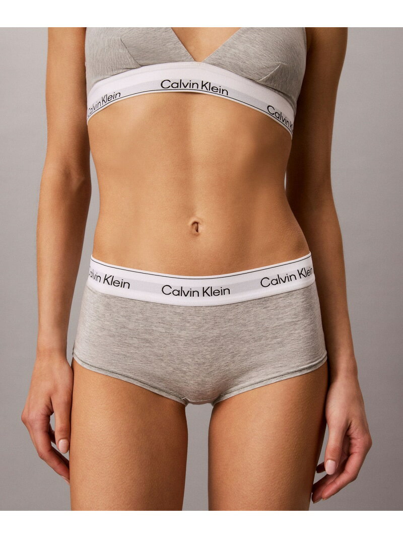 Calvin Klein Underwear/(W)[공식 숍] 캘빈 클라인 보이 쇼츠 Calvin Klein Underwear QF8527 Calvin Klein Underwear 캘빈 클라인 이너 룸웨어 반바지 블랙 그레이 [무료 배송][Rakuten Fashion]