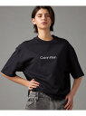 (M) カルバンクライン STNDRD リラックス クルーネック Tシャツ Calvin Klein Jeans 40HM228 Calvin Klein Jeans カルバン・クライン トップス カットソー・Tシャツ ブラック ホワイト グレー