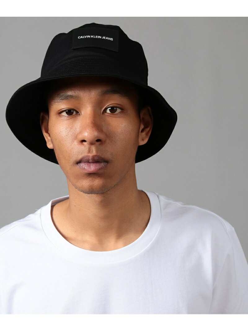 【SALE／30%OFF】【公式ショップ】 カルバンクライン スポーティ ロゴ バケットハット Calvin Klein Jeans Accessories K506824 Calvin Klein カルバン・クライン 帽子 ハット ブラック【RBA_E】【送料無料】[Rakuten Fashion]