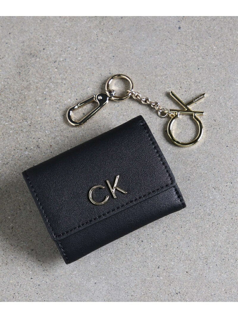 Calvin Klein/ W 【公式ショップ】 カルバンクライン キーリング トライフォールド ウォレット セット Calvin Klein K610016 Calvin Klein カルバン・クライン 福袋・ギフト・その他 ギフトセ…