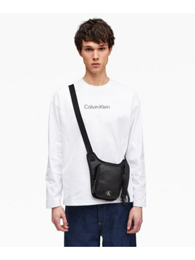 楽天CALVIN KLEIN【SALE／50％OFF】（M）カルバン クライン 【カルバン クライン ジーンズ】 タゲット フォン クロスボディバッグ HP2073 Calvin Klein Jeans Accessory カルバン・クライン バッグ ショルダーバッグ ブラック【RBA_E】【送料無料】[Rakuten Fashion]