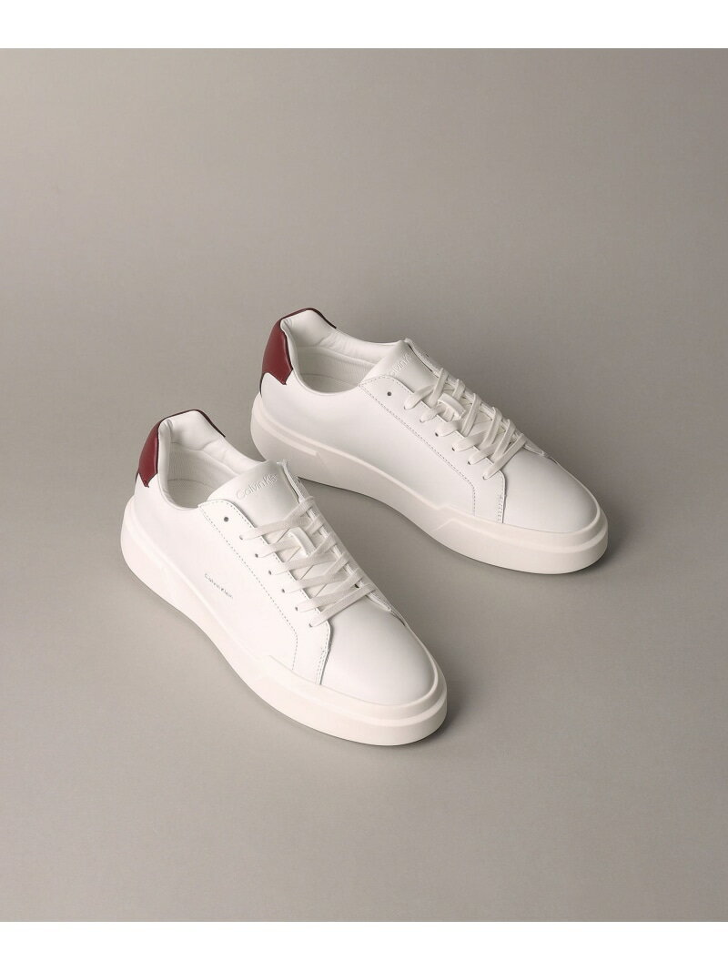 (M)【公式ショップ】 カルバンクライン チャンキーソール レザースニーカー Calvin Klein Jeans Access..
