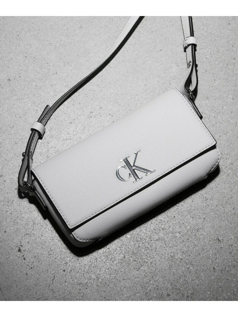 楽天CALVIN KLEIN（W）【公式ショップ】 カルバンクライン フラップ フォーン クロスボディバッグ Calvin Klein Jeans Accessory DP1565 Calvin Klein Jeans Accessory カルバン・クライン バッグ ビジネスバッグ・ブリーフケース グレー グリーン【送料無料】[Rakuten Fashion]