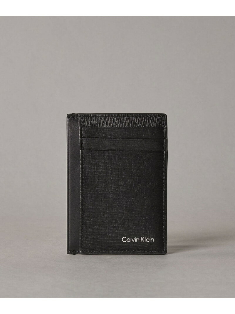 Rakuten - (U)【公式ショップ】 カルバンクライン レザーカードホルダー Calvin Klein Jeans Accessory 4D1306G Calvin Klein Jeans Accessory カルバン・クライン 財布・ポーチ・ケース 名刺入れ・カードケース ブラック【送料無料】[Rakuten Fashion]