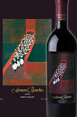 【アミューズブーシュ】 メルロー ナパヴァレー (プロプライアタリーレッド) [2003] Amuse Bouche Napa Valley Merlot 750ml ナパバレー赤ワイン カリフォルニアワイン専門店あとりえ ギフト 贈り物 父の日プレゼント 高級
