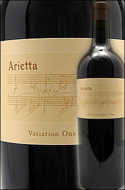 【アリエッタ】 バリエーション・ワン ハドソン・ヴィンヤーズ, カーネロス, ナパヴァレー [2003] Arietta Proprietary Red Wine Variation One (Syrah / Merlot) Hudson Vineyards, Los Carneros, Napa Valley 750ml [赤ワイン カリフォルニアワイン ／ シラー＋メルロー]