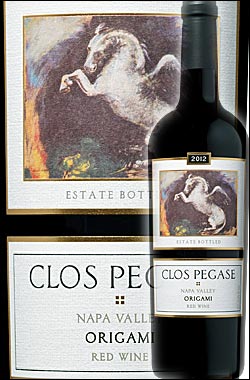 【クロペガス】 オリガミ(折り紙) ナパヴァレー プロプライアタリーレッド [2012] (カベルネソーヴィニヨン63%) Clos Pegas Winey Napa Valley Proprietary Red Wine Origami おりがみ750ml [赤ワイン ナパバレー]※スクリューキャップ カリフォルニアワイン