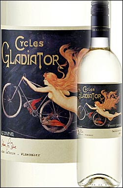 【サイクルズ・グラディエーター by ハーン】 ピノ・グリージョ カリフォルニア [2015] Cycles Gladiator Pinot Grigio California 750ml [白ワイン スクリューキャップ カリフォルニアワイン専門店あとりえ 父の日プレゼント