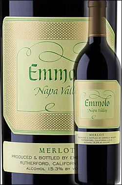 【エモロー by ケイマス】 メルロー ナパ・ヴァレー (オークノール) [2012] Emmolo Wines by Caymus' Wagner Family Merlot Napa Valley 750ml ナパバレー 赤ワイン] カリフォルニアワイン専門店あとりえ ギフト 贈り物 誕生日プレゼント 高級